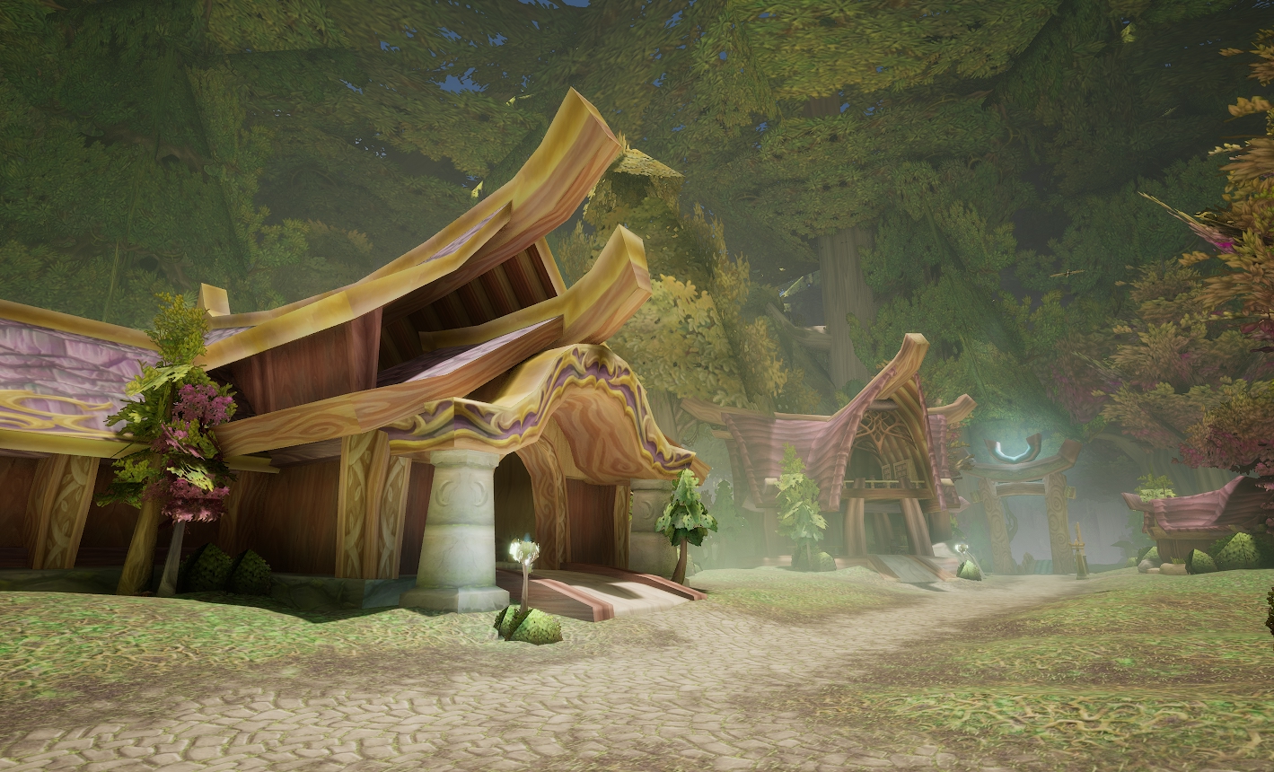 Unreal Azeroth screenshot - dramatic terrain vista